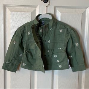 Gap Green Floral Utility Jacket - NEW🌼